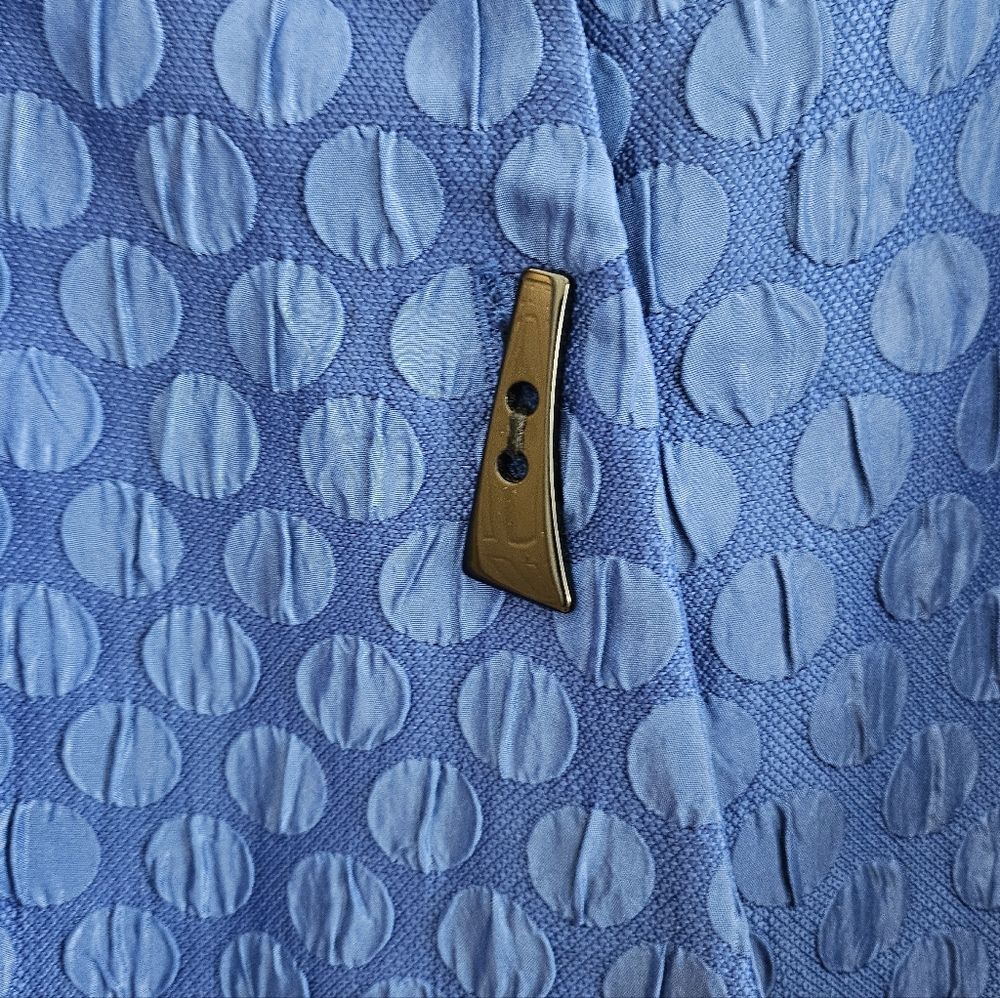 IC By Connie K Large Blue Blazer Jacket Long Sleeve Designer - Picture 3 of 10